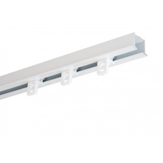Modell 1500 1-läufige Einputzschiene Weiss